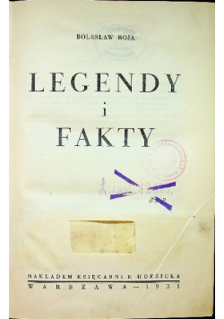 Legendy i Fakty 1931 r