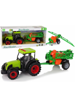 Traktor na baterie zielony