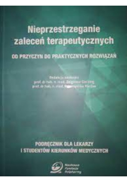 Nieprzestrzeganie zaleceń terapeutycznych