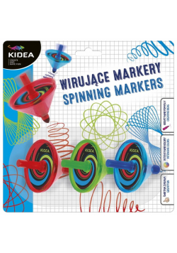 Wirujące markery 3 szt. KIDEA