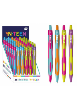 Długopis żelowy Neon (36szt) YN TEEN