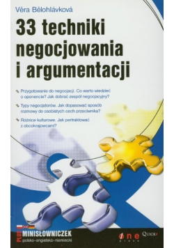33 techniki negocjowania i argumentacji