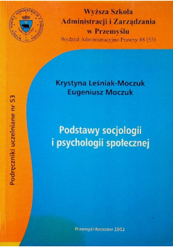 Podstawy Socjologii i Psychologii Społecznej