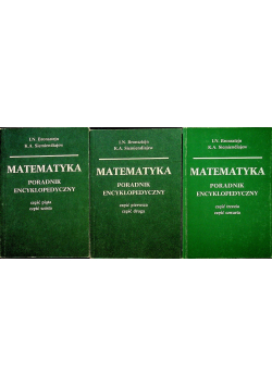 Matematyka poradnik encyklopedyczny Część I do VI
