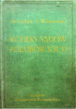 Kodeks sądów polubownych 1933 r.