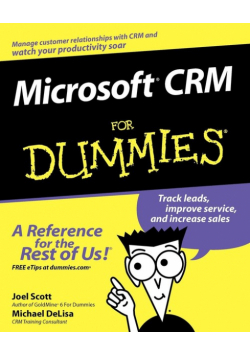 Microsoft CRM for Dummies