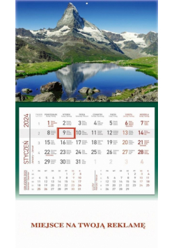 Kalendarz 2024 jednodzielny góry
