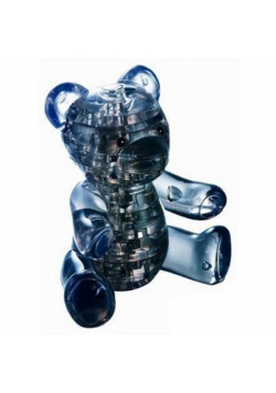 Crystal puzzle Miś czarny