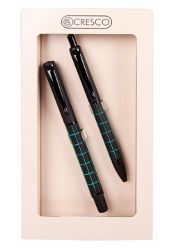 Pióro + długopis Dorian w etui GB j. niebieski