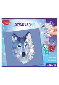 Przyklejanie po numerach Sticker Art CREATIV