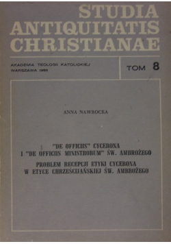 Studia Antiquitatis Christianae Tom 8