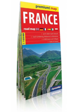 Premium! map Francja 1:1 050 000 mapa w.2019