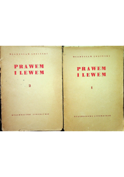 Prawem i lewem tom 1 i 2