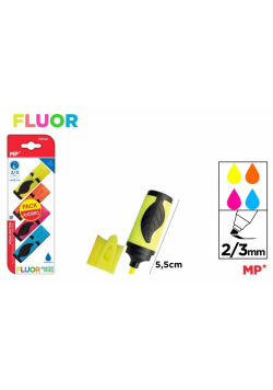 Zakreślacz fluorescencyjny mini 4 kolory