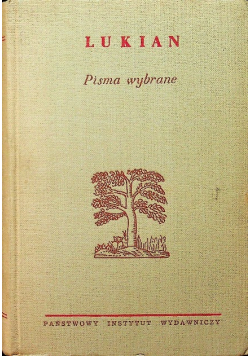Lukian Pisma Wybrane