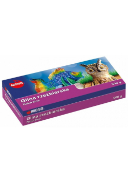 Glina rzeźbiarska naturalna 500g MONA