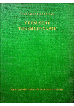 Chemische thermodynamik