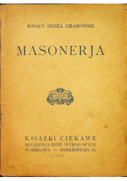 Masonerja 1922 r.