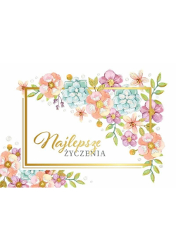 Karnet B6 PR-188 Najlepsze życzenia