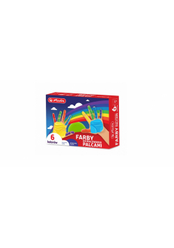 Farby do malowania palcami 6 kolorów x 40ml