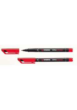 Foliopis OHP czerwony S (10szt) STABILO