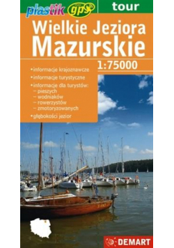 Mapa - Wielkie Jeziora Mazurskie 1:75000