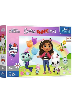 Puzzle 60 Super Shape XXL Weseli Przyjaciele Gabi