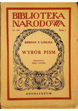 Biernat z Lublina Wybór pism