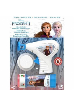 Pistolet do robienia baniek mydlanych Frozen 2