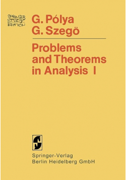 Problems and Theorems in  Analysis I