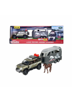 Majorette Land Rover zestaw dżokeja 25cm