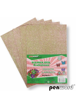 Pianka multicolor brokat 1 20x30 5szt
