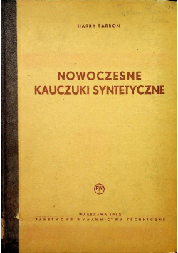 Nowoczesne kauczki syntetyczne