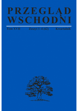 Przegląd Wschodni Tom 62
