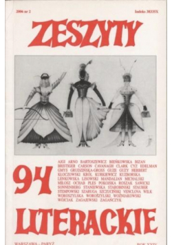 Zeszyty literackie 94 2/2006