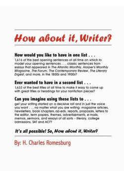 How about It, Writer?