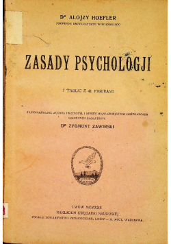Zasady psychologji 1922 r.