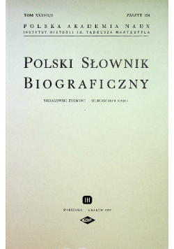 Polski słownik biograficzny,zeszyt 154
