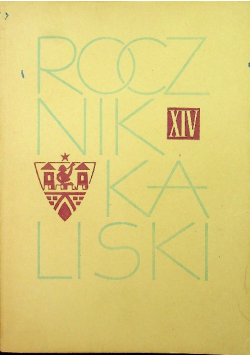Rocznik Kaliski Tom XIV