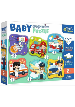 Puzzle Baby Progressive - Zawody i pojazdy TREFL