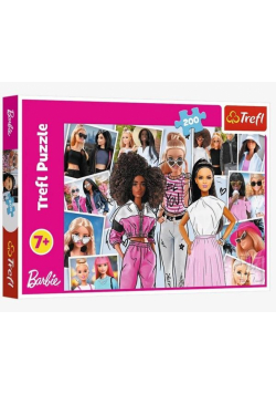 Puzzle 200 W świecie Barbie/Mattel Barbie TREFL