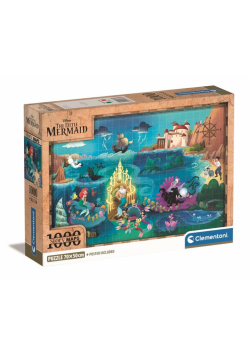 Puzzle 1000 Compact Disney Maps Little Mermaid