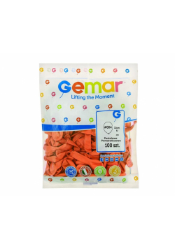 Balony pastelowe pomarańczowe 100szt