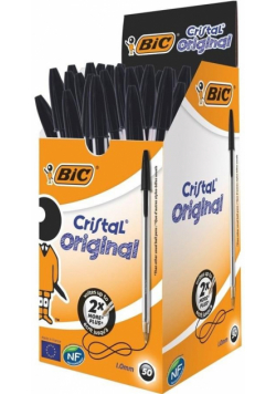 Długopis Cristal Original czarny (50szt) BIC
