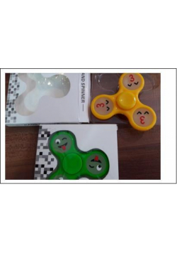 Spinner fluorescecyjne buźki, różne kolory