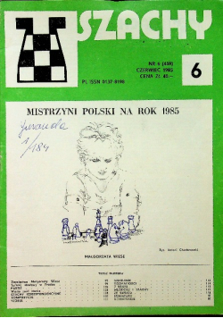 Szachy nr 6 / 1985