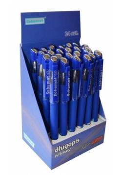 Długopis żelowy 0,7mm niebieski (24szt)