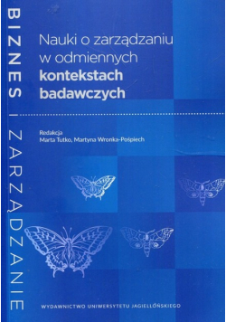 Nauki o zarządzaniu w odmiennych kontekstach badawczych