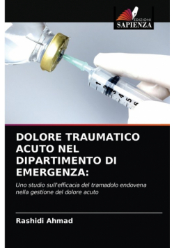 Dolore Traumatico Acuto Nel Dipartimento Di Emergenza