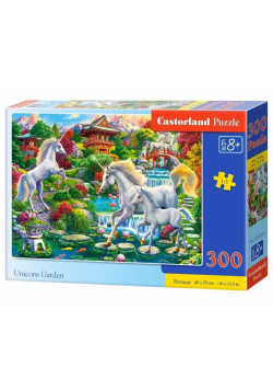 Puzzle 300 Unicorn Garden CASTOR